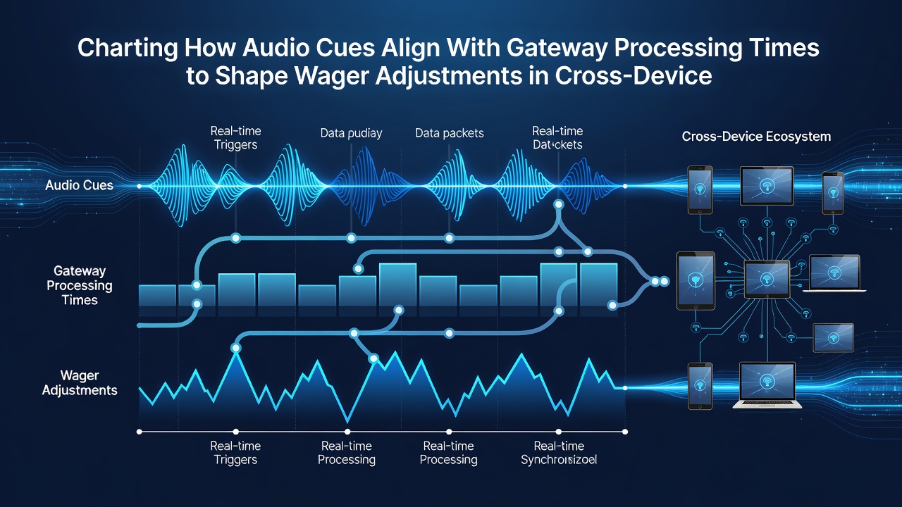 Visualisierung von Audio-Signalen und Gateway-Latenzen während Roulette- und Slot-Übergängen