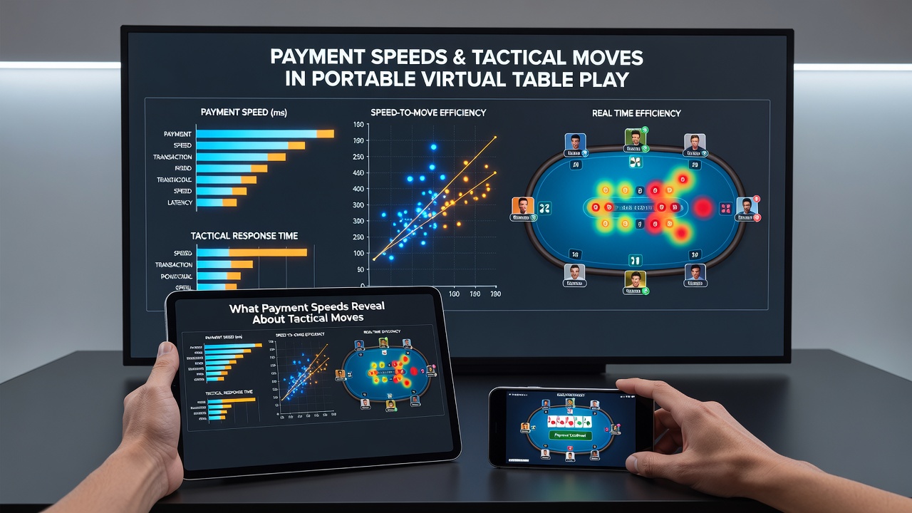 Detailansicht einer mobilen App mit Live-Tisch und Zahlungsverlauf während einer virtuellen Kartenspiel-Session