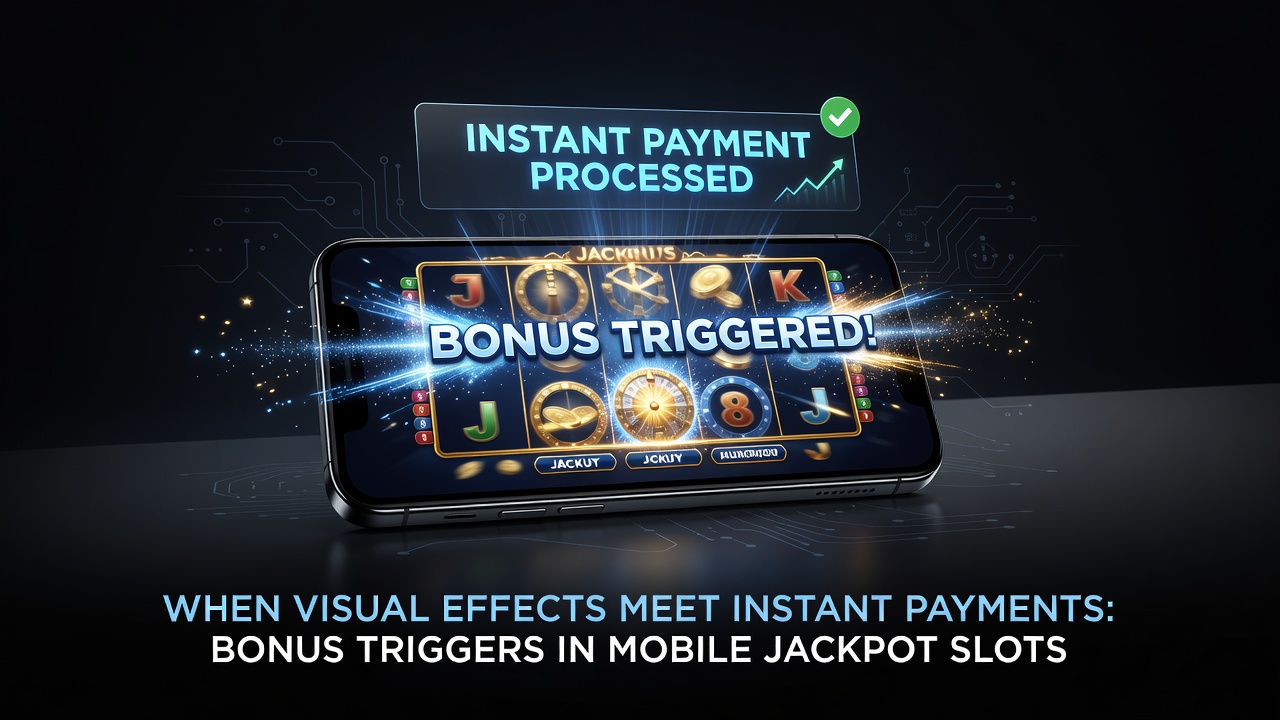 Detailansicht einer Bonus-Animation in einem mobilen Jackpot-Slot mit integrierter Zahlungsbestätigung